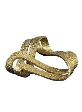 现代简约创意桌面金属几何摆件样板房家居不规则软装饰品摆件