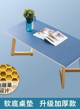 加蓝色台布纯色皮革餐桌布彩色pvc灰色红色茶几布桌垫喜庆防水xyt