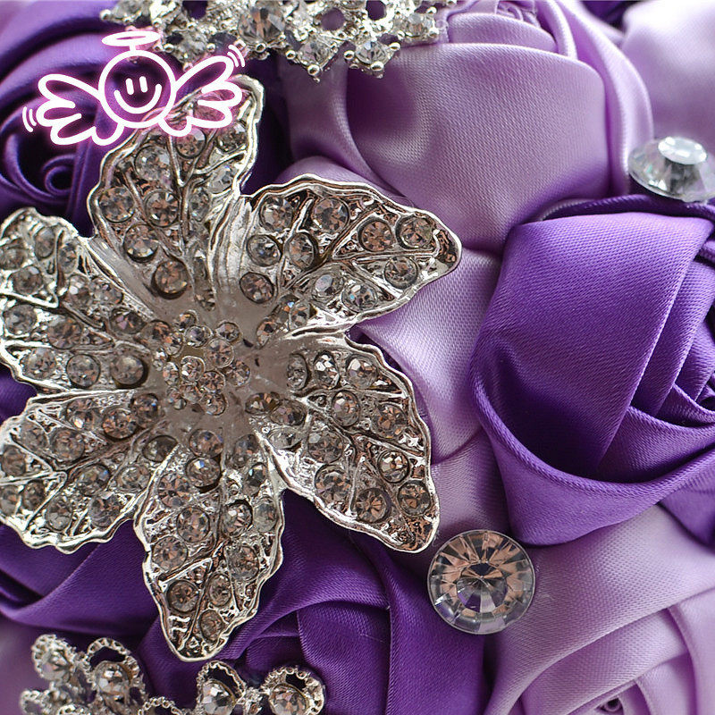 热销永恒天使d336婚礼用品新娘手捧花实体束实价