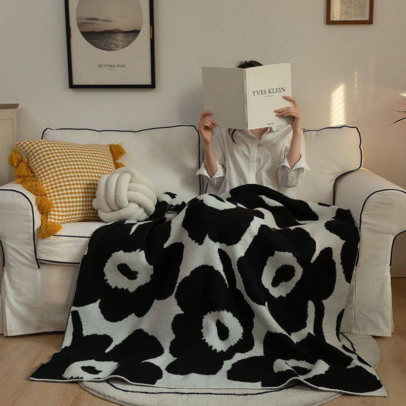 ins风软糯针织毯办公室午睡毯子休闲单人沙发毯网红高颜值宿舍毯,床上用品,休闲毯/毛毯/绒毯,淘宝优惠券,粉丝福利购,淘宝优惠卷