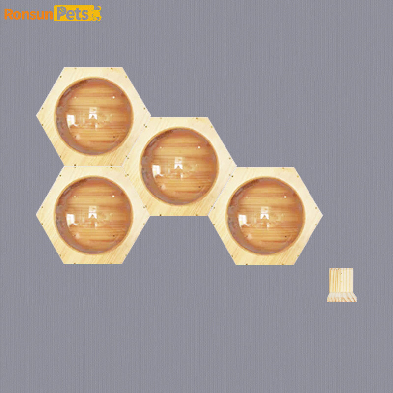 墙面猫窝猫别墅式多层超大实木猫别墅猫咪太空舱墙家用半封闭室内