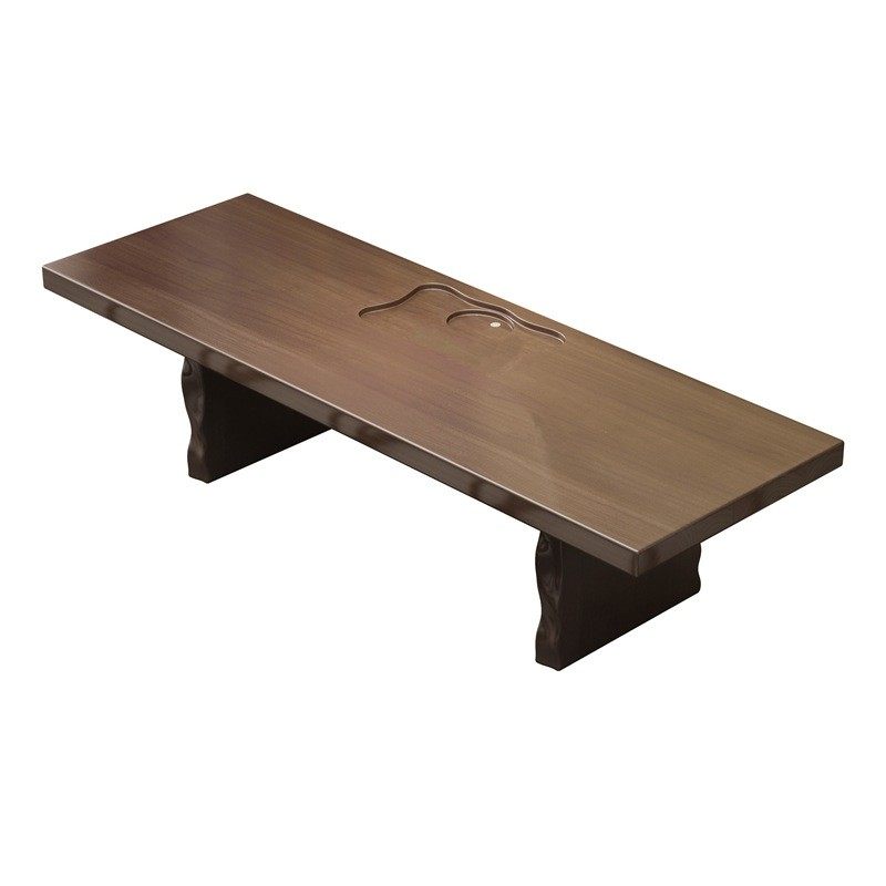 新中式茶桌简约客厅大板办公会议桌泡茶茶桌椅组合实木功夫禅意几