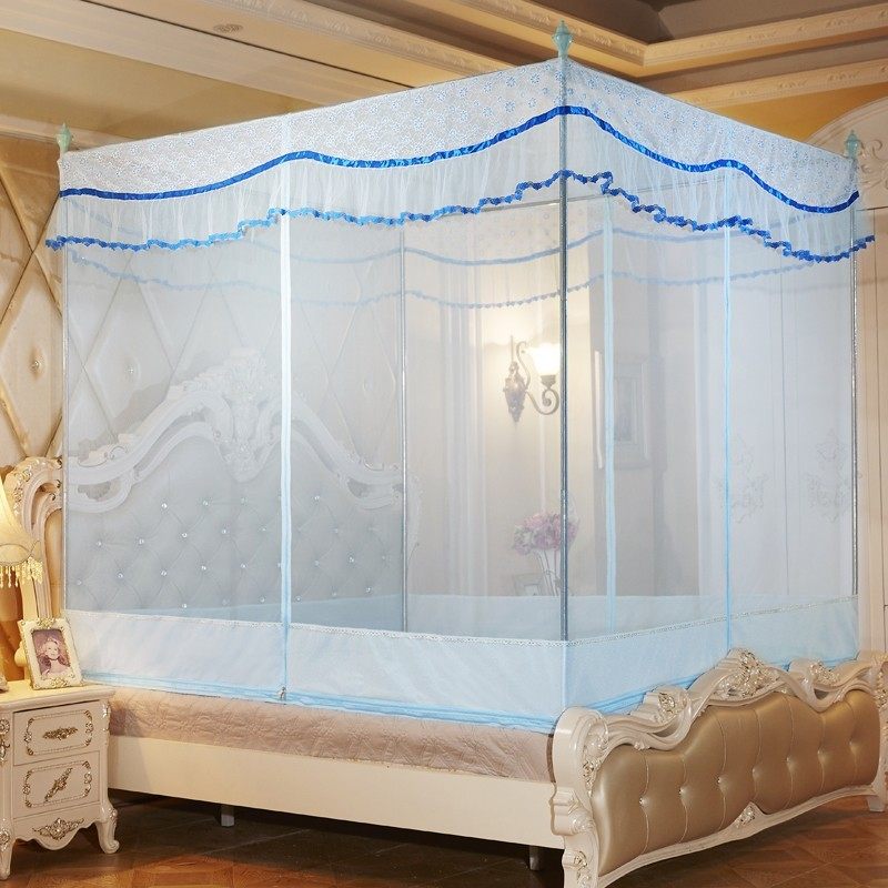 q683新款2023蚊帐家用儿童防摔加厚简易蒙古包宝宝支架卧室2021拉,床上用品,蚊帐,淘宝优惠券,粉丝福利购,淘宝优惠卷