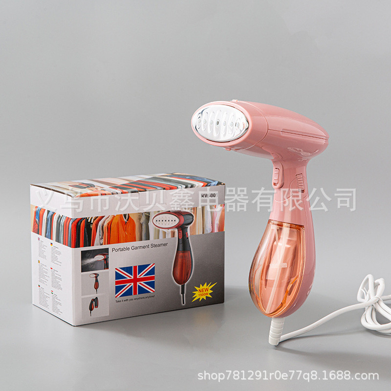 欧规现货折叠电熨斗蒸汽手持挂烫机120ML家用便携式熨衣机