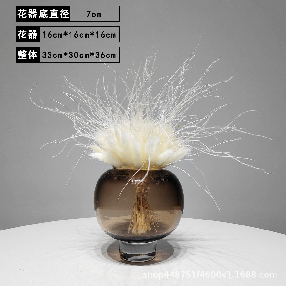 现代仿真花酒店餐桌花艺客厅假花盆景装饰样板房电视柜工艺品摆件