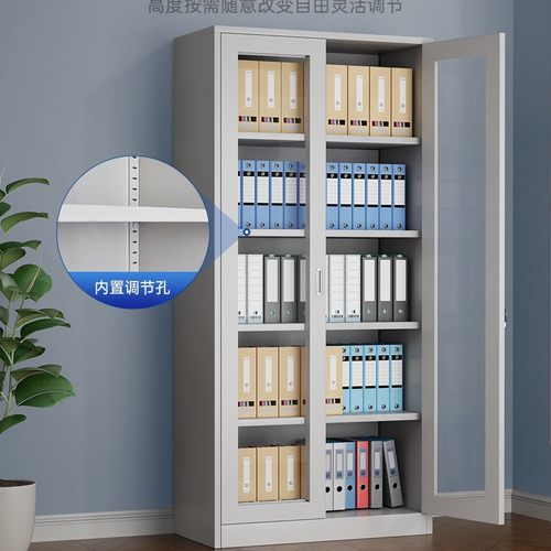 热销财务凭证柜铁皮柜资料柜办公室文件柜档案收纳带锁矮柜储物柜