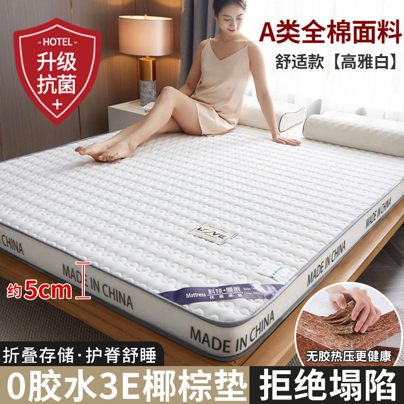 榻榻米床垫加厚软垫家用乳胶椰棕垫子学生宿舍租房专用乳垫