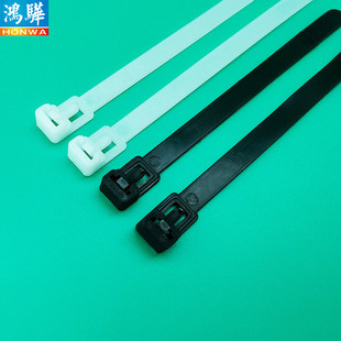 8*250可松式可尼龙扎带pa66料7.6*250活扣退式可循环使用扎带