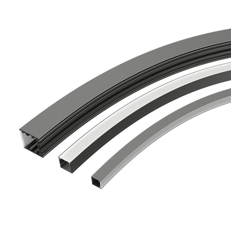 led工程定制各种弧形线条灯线条灯任意折弯商场办公灯铝槽定制