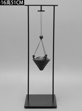 现代新中式创意铁艺倒流香软装炉吊挂沉香禅意香薰摆件装饰品摆设