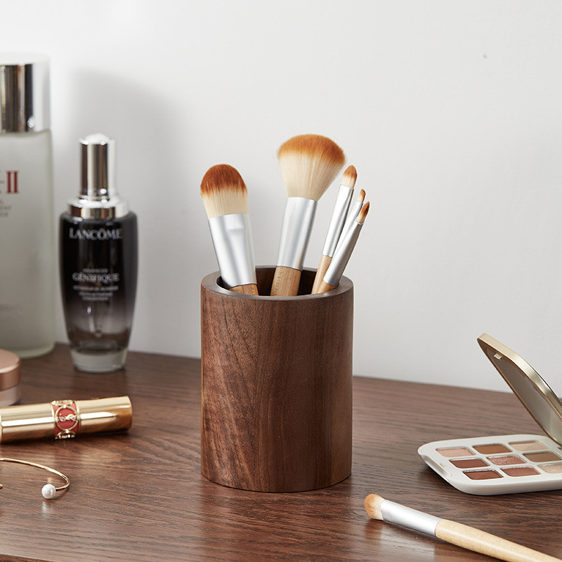 56pc批发装梳子化妆刷桶筒收纳大容量桌面遥控器收纳桶笔筒放梳子