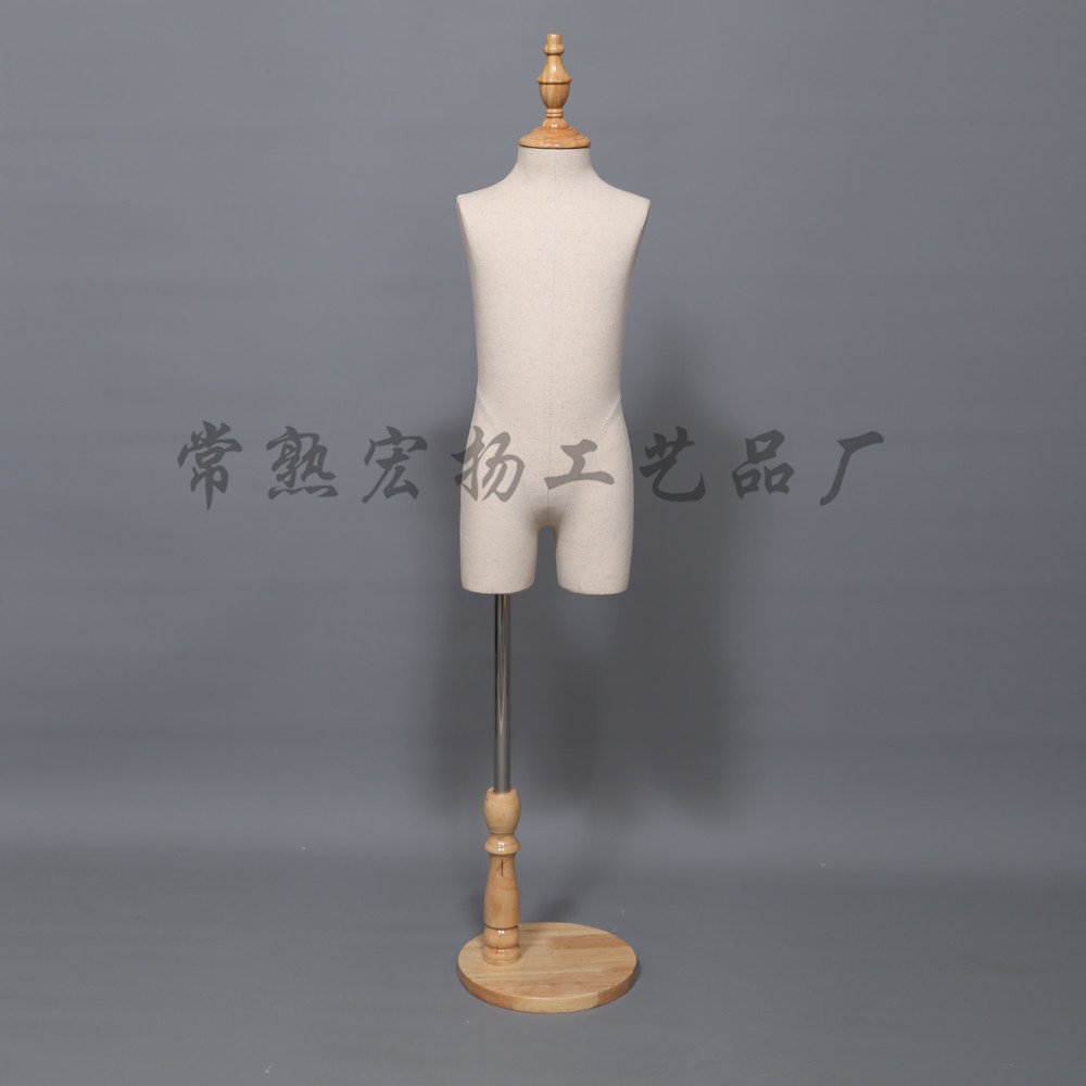 模特衣架小孩半身包布人台童装店网店拍摄模特服装店橱窗展示人偶