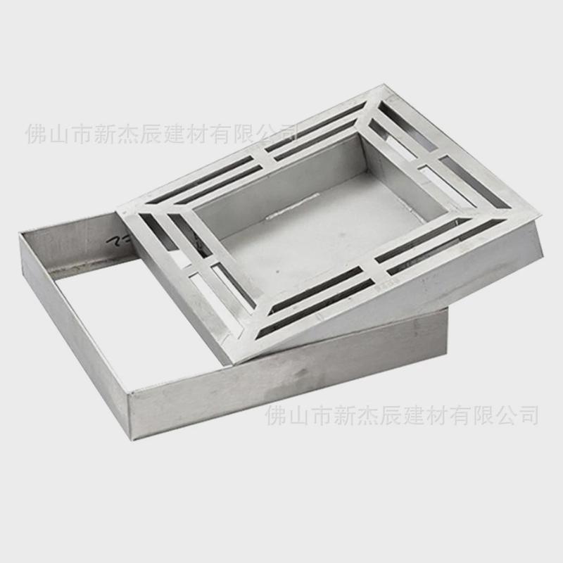 304不锈钢井盖方形装饰隐形井盖镀锌电力电缆铺砖沙井盖雨水蓖子