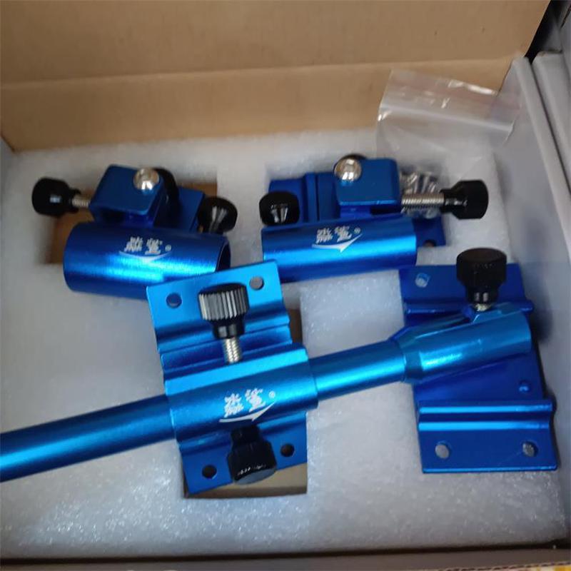 批发钓箱配件大物铝合金台架钓鱼炮三件套渔护架拉饵盘架伞架拆卸