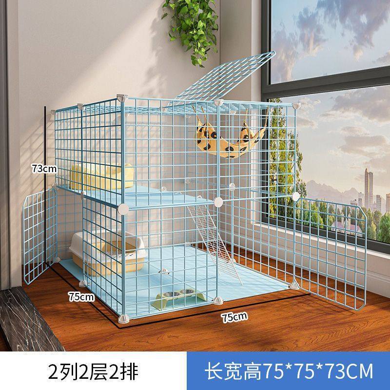 猫笼子特大号别墅三层豪华自由空间宠物储物格家用猫咪窝屋舍
