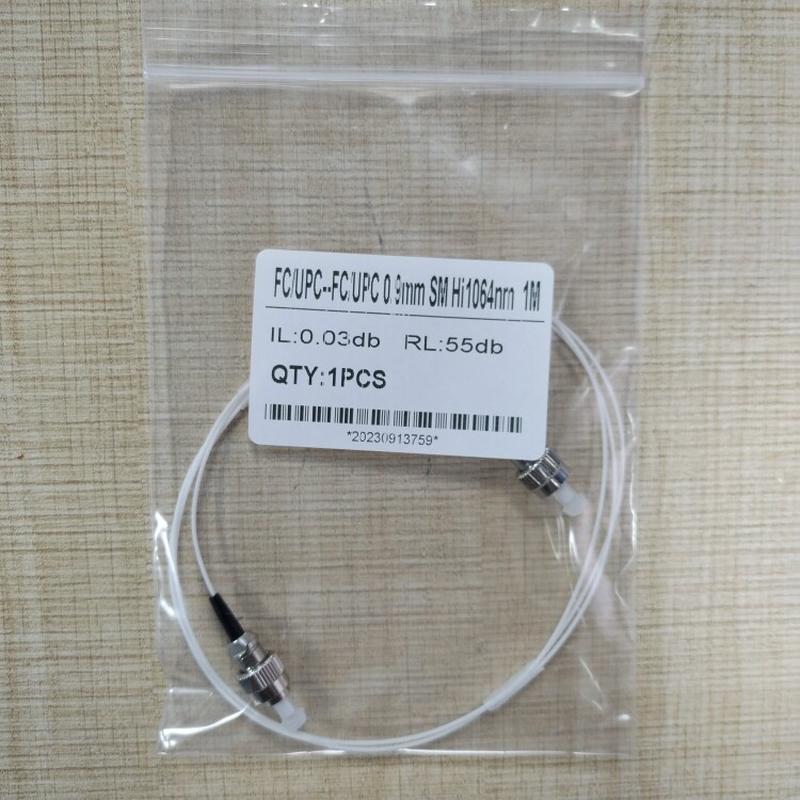 Hi1064 1060单模光纤跳线FC900um线径780光纤尾纤连接线1米可定制