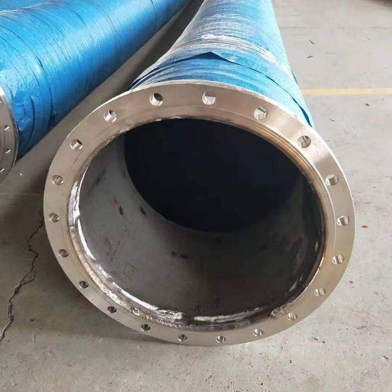 高低压胶管大口径橡胶管高压胶管4寸6寸8寸法兰钢丝编织管