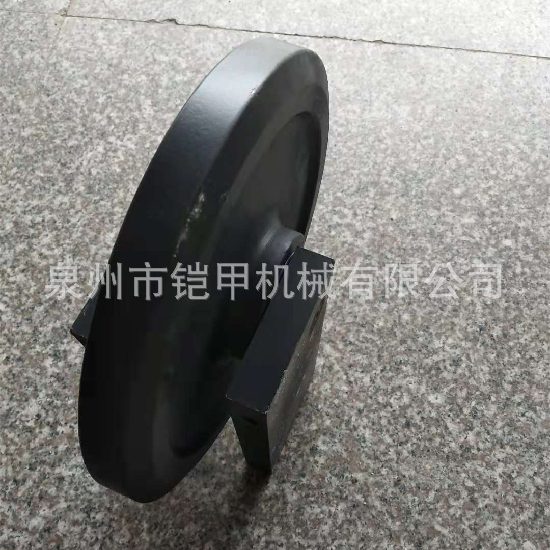 热销洋马15引导轮vio15导向轮橡胶链/铁链用挖机微转向轮底盘配件