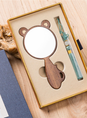 天然木梳子中国风便携家用按摩雕刻女生防静电细批发桃木梳套装齿