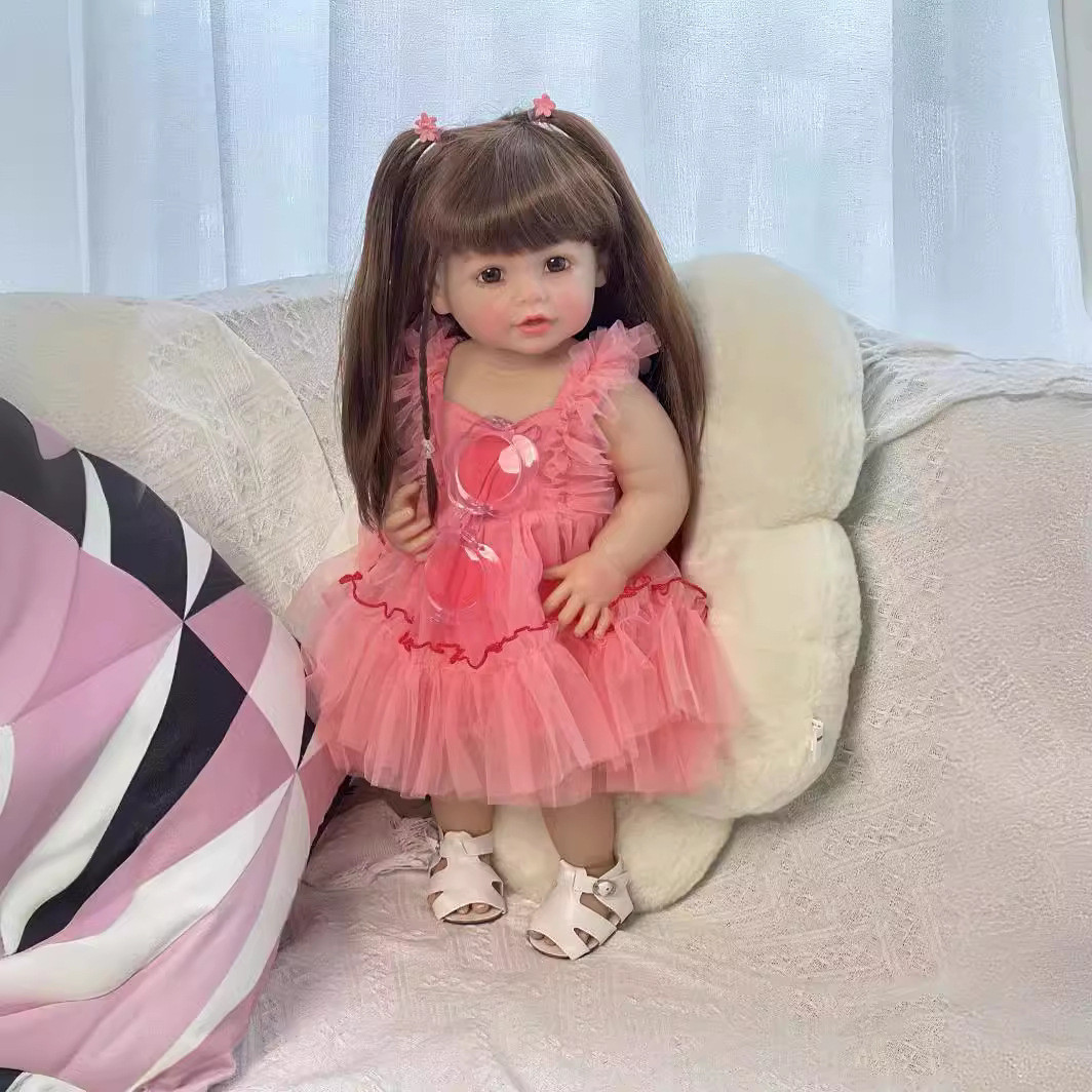 热销otarddolls55厘米全搪胶仿真娃娃重生可水洗果果跨境电商货源