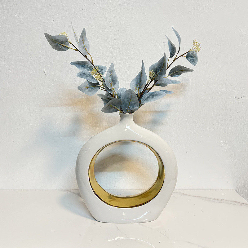 现代轻奢高档陶瓷花瓶客厅家居电视柜玄关摆件装茶几装饰品样板房,家居饰品,装饰摆件,淘宝优惠券,粉丝福利购,淘宝优惠卷