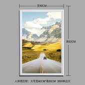 装 饰画壁灯客厅灯卧室床山水画和富贵头家壁画灯过道玄关楼梯专用