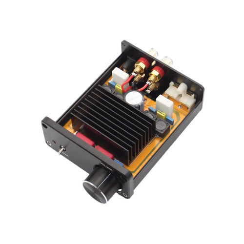 热销功放板成品带tda7498e2.0大功率hifi数字功放机板铝合金外壳