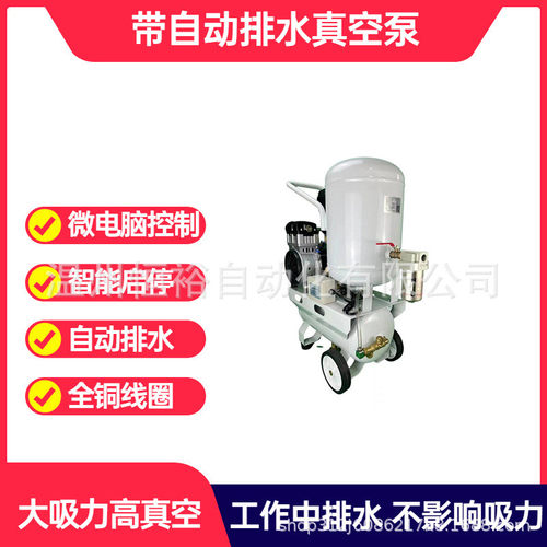 cnc真空泵工业用自动保无压油式抽气泵加工中心自动排水负压站