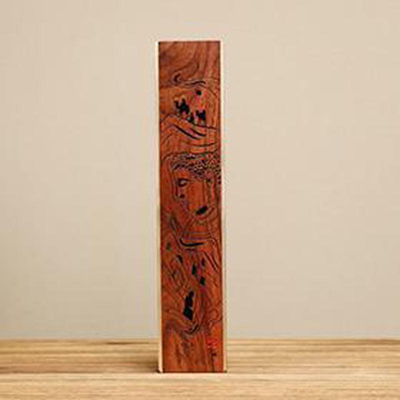 香麒麟黑檀木卧香炉香炉家用室内禅意线香香盒创意摆件