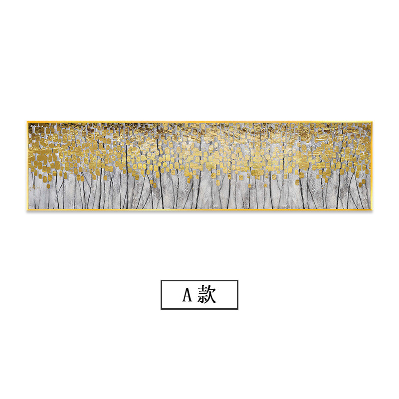 现代简约卧室抽象艺术床头画酒店宾馆厂家直销横幅装饰画客房