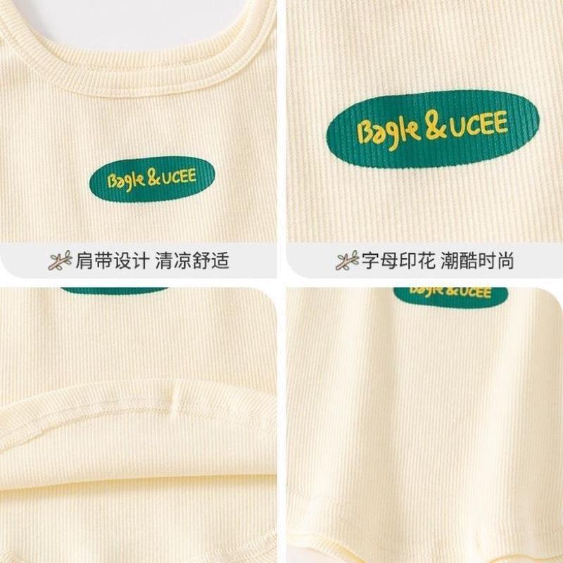 女童背心夏装2025新款洋气儿童吊带无袖上衣冰丝薄款宝宝百搭衣服