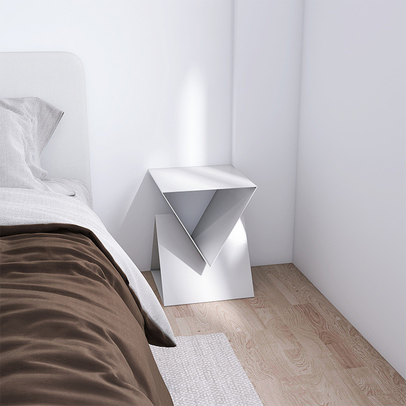 边几沙发侧边柜设计师客厅方几桌小茶几床头桌迷你轻奢设计感角几