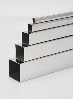 面定制316不锈钢方管光亮可拉丝316l厚壁空心方通不锈钢矩形管