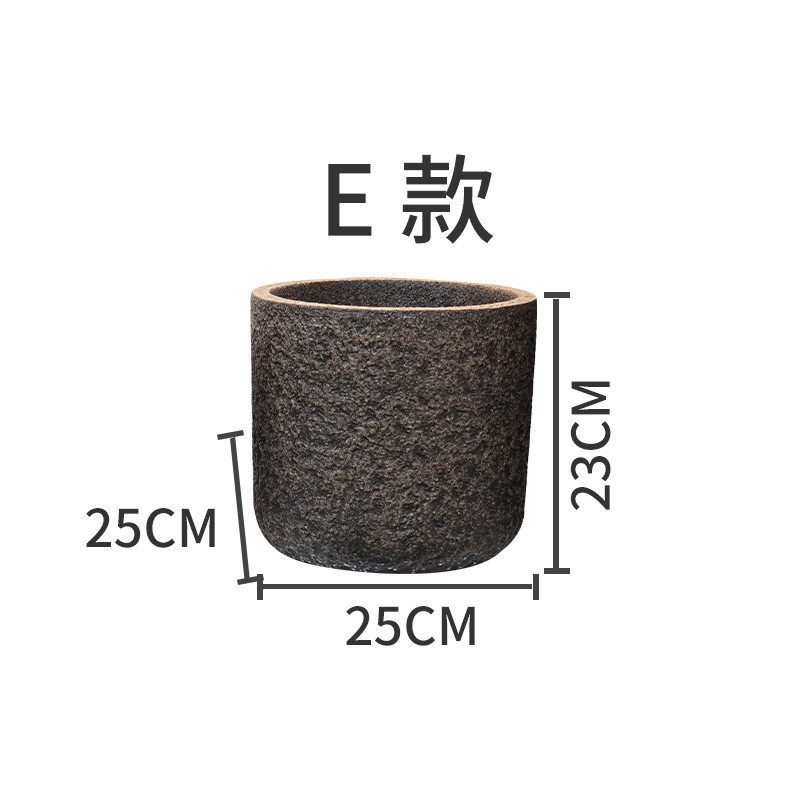 厂家户外种植水泥花瓶阳台客厅多肉盆栽室内落地玻璃钢花盆摆件