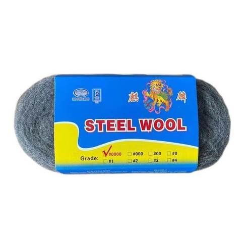 麒麟0000号细钢丝棉家具金属石材抛光清洁钢丝绒玻木器瓷砖棉厂家