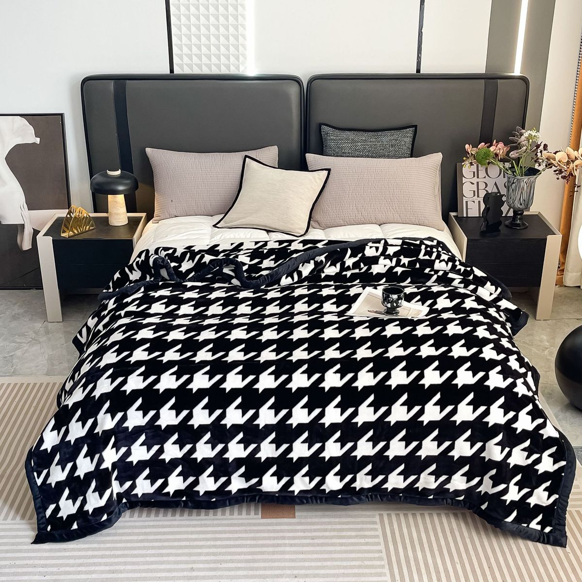 超柔云毯拉舍尔毛毯冬季礼品法兰绒毯子盖毯保暖毯加厚毯结婚