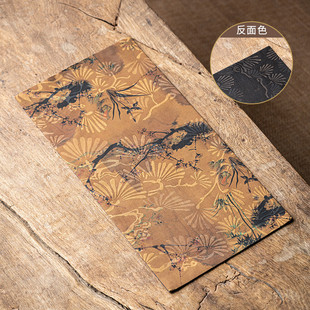 一品造物香云纱干泡茶席复古双面新中式桌旗布茶桌盘干泡盘布轻奢