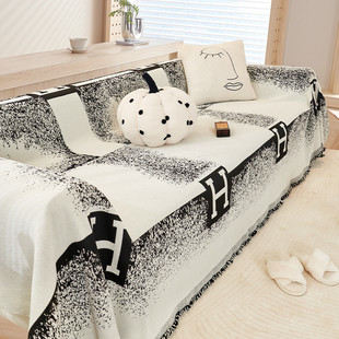 a6l雪尼尔沙发垫防尘防猫抓沙发盖布新款2024通用型全包沙发