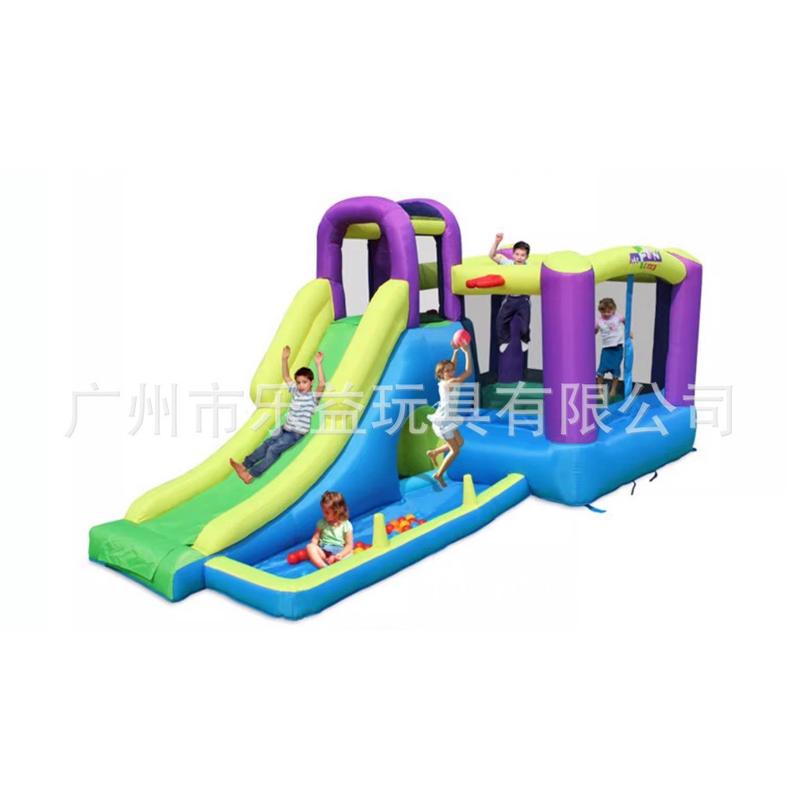 多功能跳充气滑梯充气城堡室外家用床儿童跳床性价比高保修一年