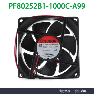 PF80252B1-1000C-A99全新SUNON建准8025 24V滚珠轴流机箱风扇