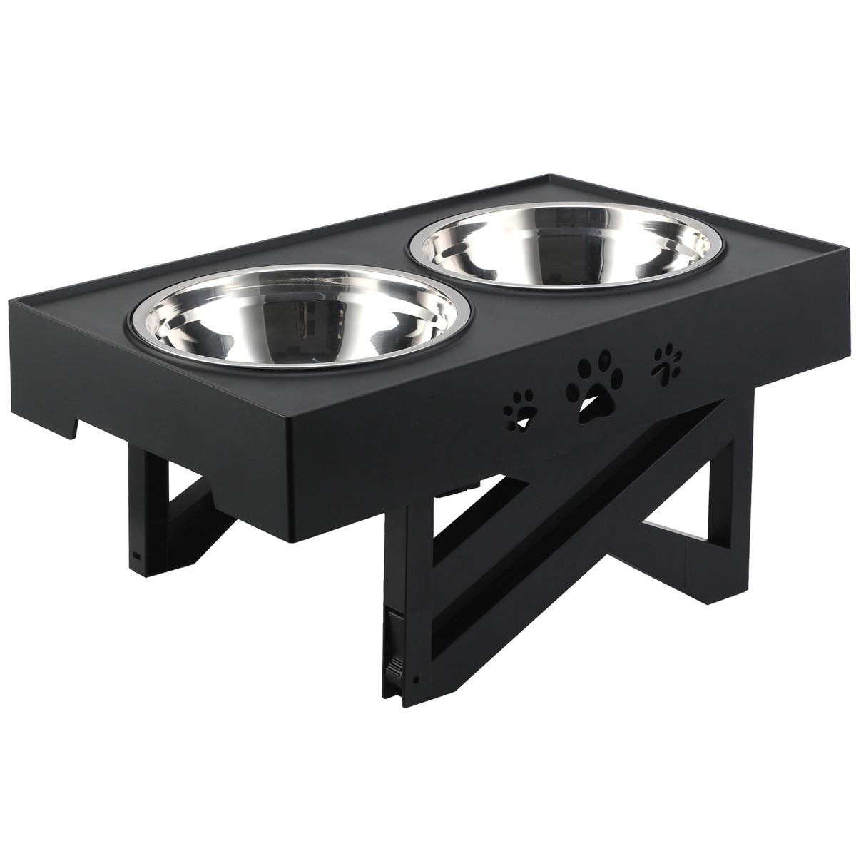 热销宠物碗狗碗盆升降桌喂食器食盆不锈钢碗双碗宠物食盆狗碗