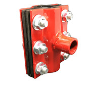 钢板哈夫节抢修器三通哈夫节分水器分水径变三通增接口分新款