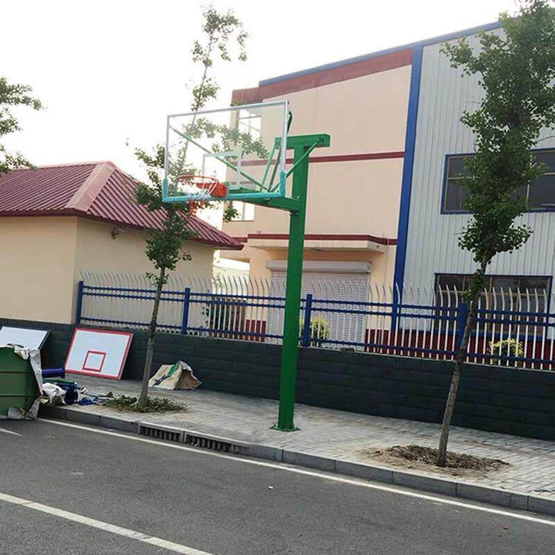 电动手动液压升降可成人户外篮球架青少年室内移动标准比赛篮筐