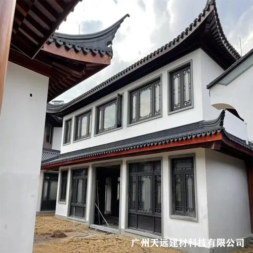 厂家直供铝合金仿古瓦古建筒瓦屋顶屋面瓦园林屋面瓦围墙瓦中式