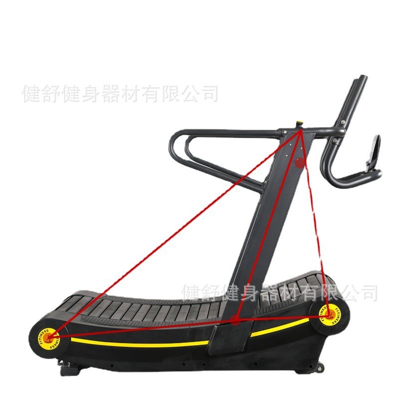 动力舒无动力商用跑步机履带式跑步机超宽跑带磁控无健跑步机