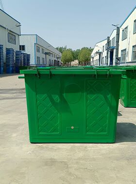 660l铁质垃圾桶660升环卫铁皮垃圾桶生产厂家环卫垃圾箱四轮