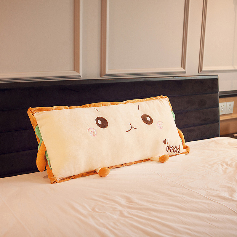 9v7t面包枕头抱枕床上头大枕头女生侧睡夹腿靠枕男生款床长条靠垫