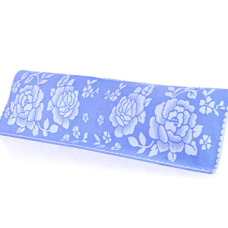 双人枕巾纯棉成人长款枕头巾情侣结婚庆加厚米1.5米全棉枕头毛巾