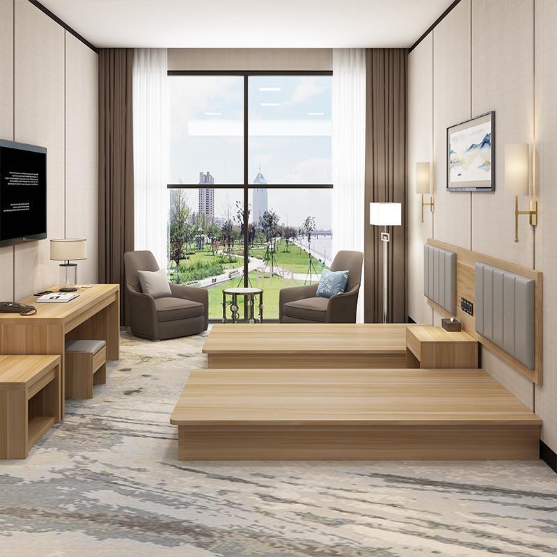 Y禊3酒店标间全套家具快捷宾馆大床公寓商用客房公寓双床民宿专用