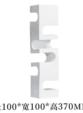 北欧现代抽象艺术摆件高档客厅酒柜电视柜样板间高级感镂空装饰品